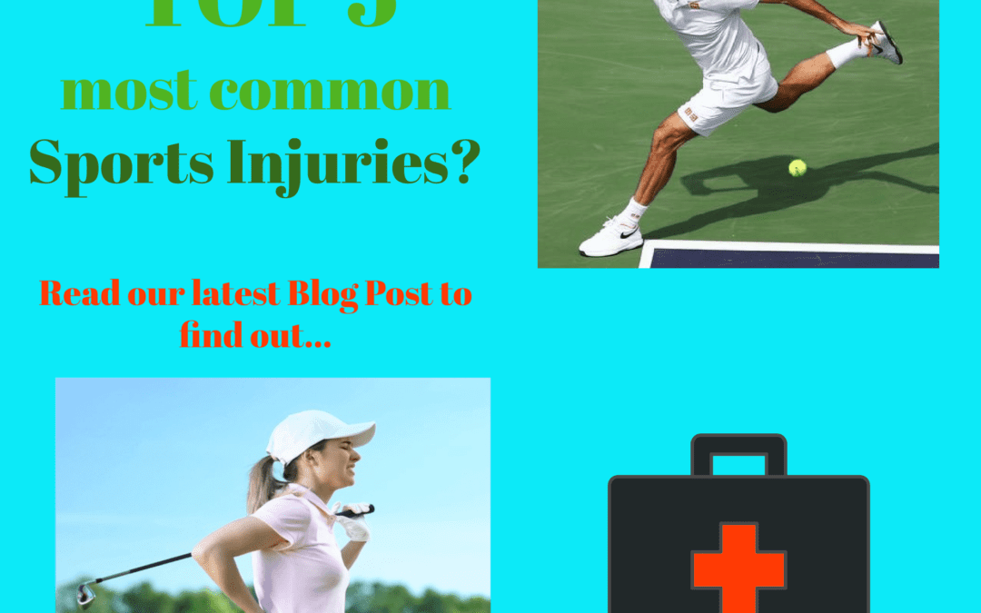 What are the Top 5 Most Common Sports Injuries