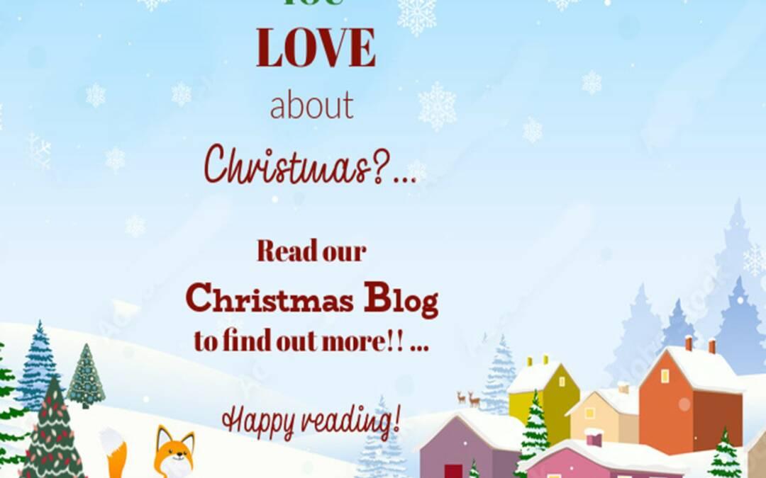 What you Love about Christmas?….